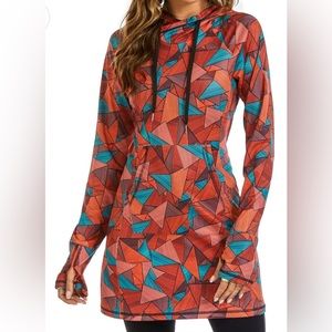 Wild Woods Outdoor Fleece-lined Dress NWT! Size XL Tri a new angle print